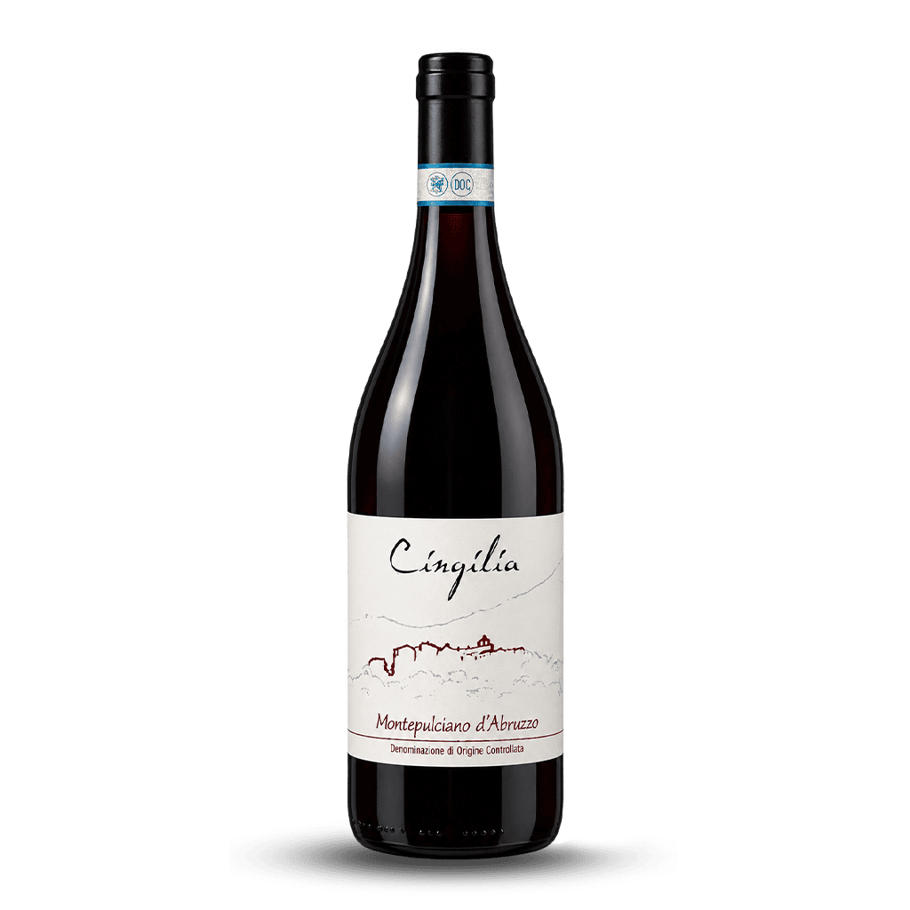 Bottiglia di Cingilia Montepulciano d’Abruzzo DOC
