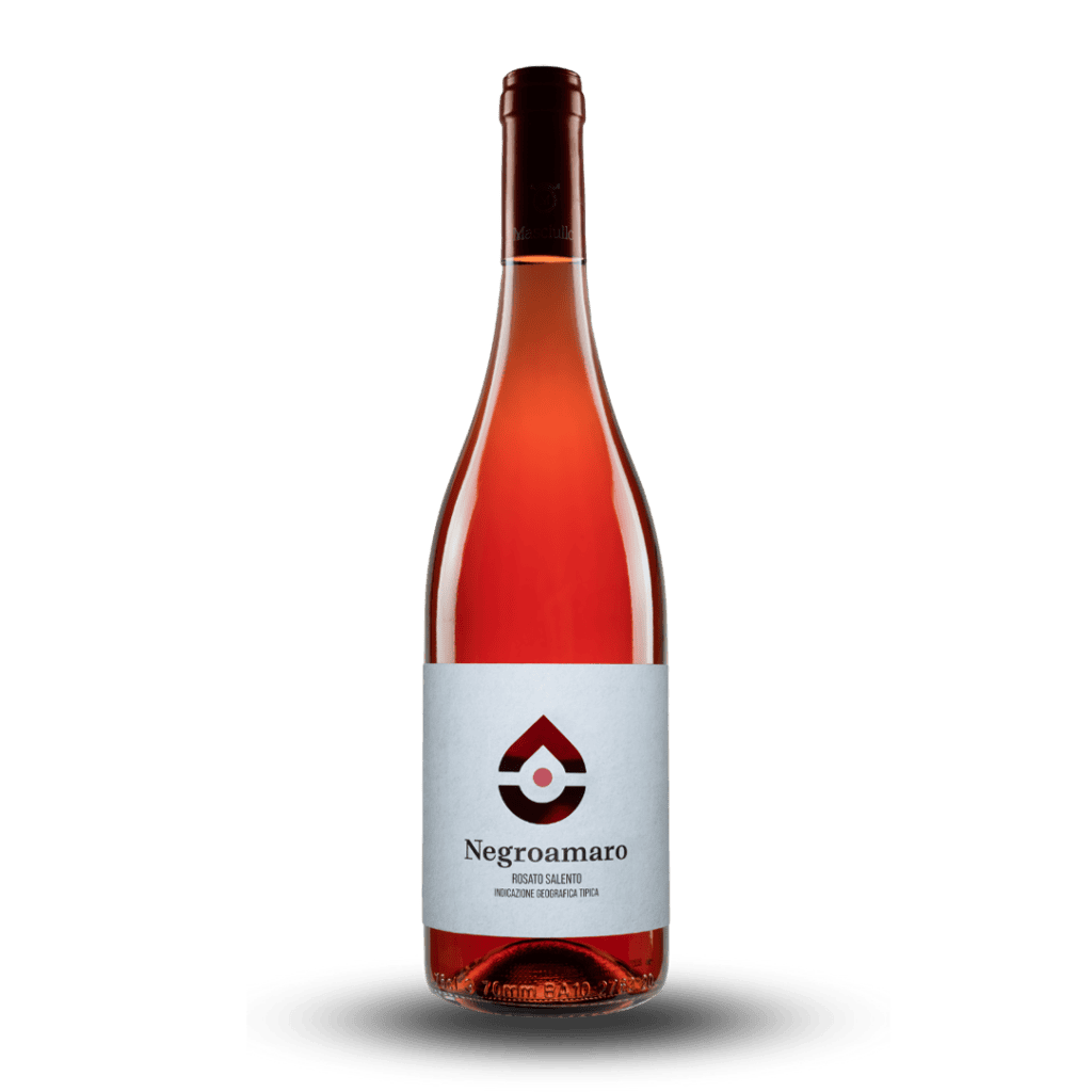 Bottiglia di Negroamaro Rosato 2025 – Masseria Masciullo